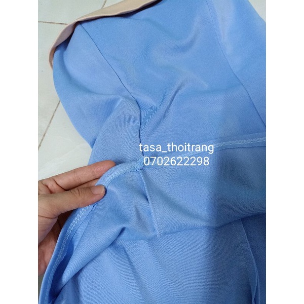 TBL-set bộ umi cao cấp áo cúp ngực viền trắng kèm quần ống rộng  công sở sang chảnh TASA