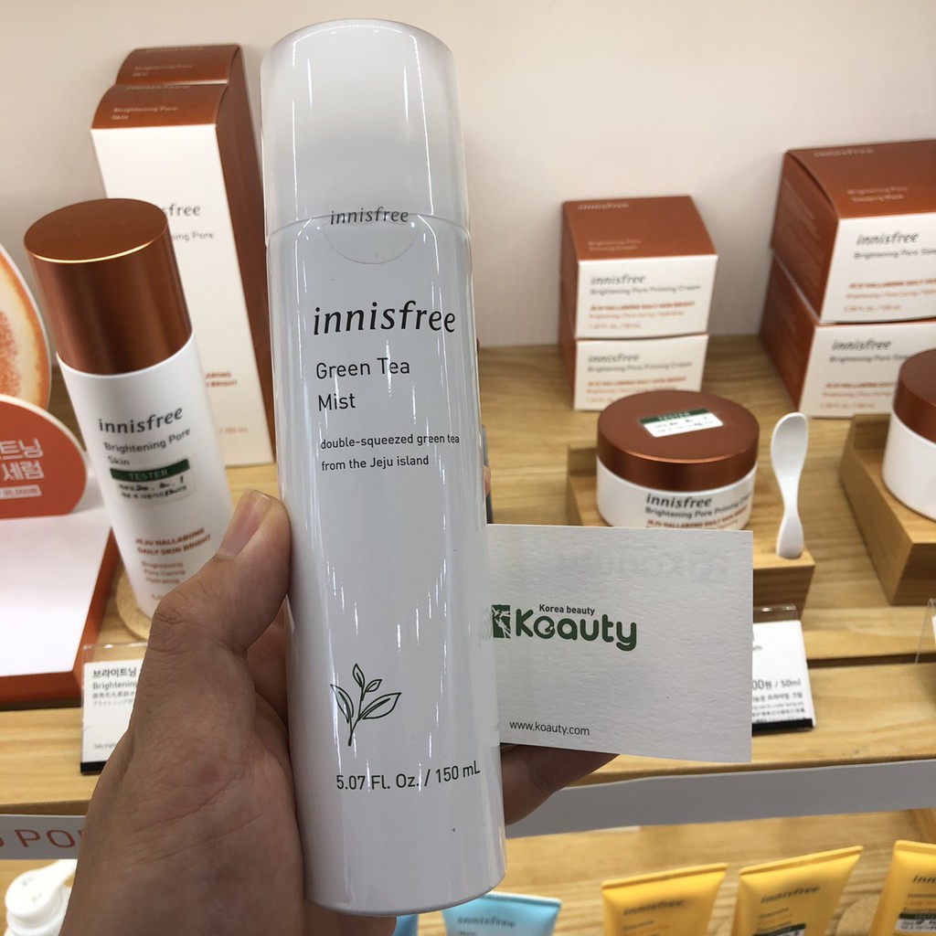 Xịt khoáng trà xanh dưỡng ẩm Innisfree Green tea Mist | BigBuy360 - bigbuy360.vn