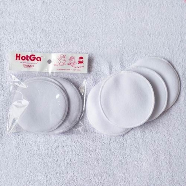 Miếng Thấm Lót Sữa Hotga Giặt Được - Combo 4 Miếng