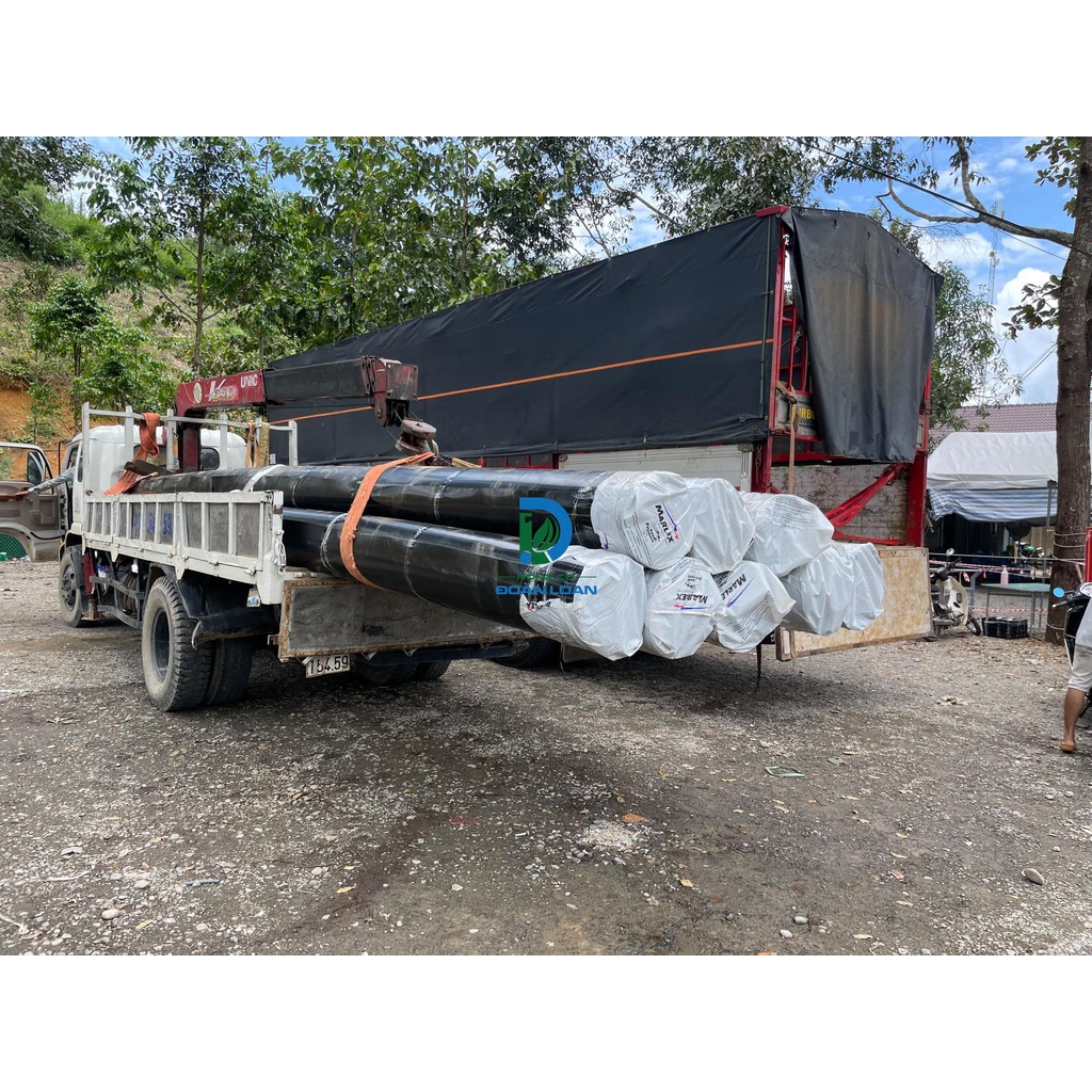 Bạt nhựa đen 2 mặt HDPE trải hồ trữ nước, biogas, hồ cảnh quan 0,3mm, 0,4mm, 0,5mm, 0,75mm Loại 1- Đoàn Loan