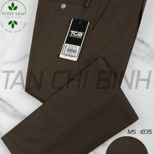 Quần Vải Nam Trung Niên Hàng Cty Tân Chí Bình+ ẢNHTHAT