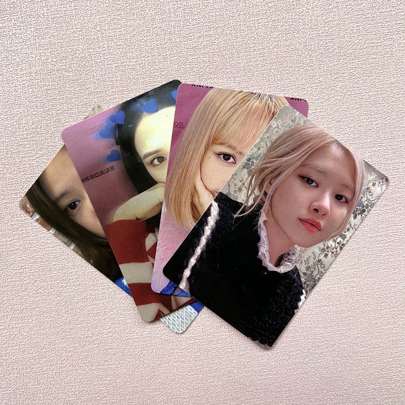 Set 4 Thẻ Hình Lomo Card Jennie Lisa Jisoo BLACKPINK