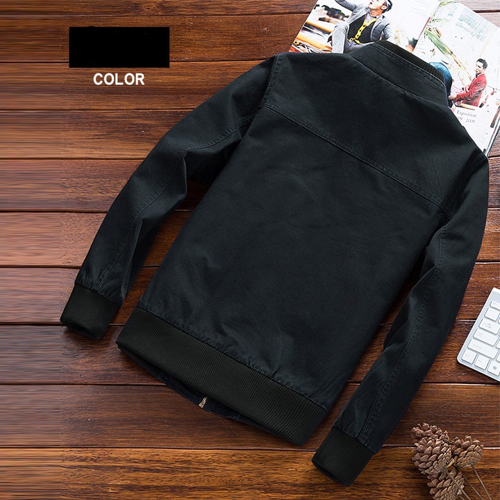 Áo Khoác KaKi Nam Cao Cấp,Áo Khoác KAKI Nam BỤI SÀNH ĐIỆU KIỂU HÀN QUỐC GIÁ RẺ CHẤT MÀU ĐEN, ĐỎ, XANH, DA KEM - AA013 | BigBuy360 - bigbuy360.vn