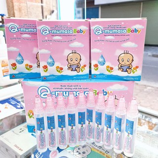 Combo 10 lọ nước muối sinh lý vô khuẩn cho bé q-mumasa baby 10ml