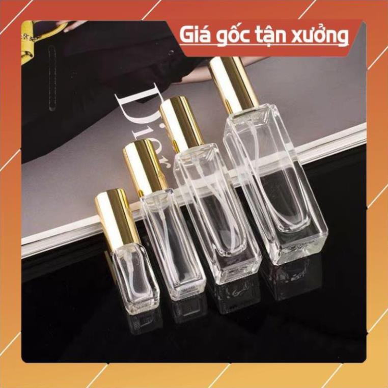 Lọ Chiết Nước Hoa ❤ TOP GIÁ RẺ ❤ Lọ chiết nước hoa vuông 25ml,20ml,10ml,5ml , phụ kiện du lịch