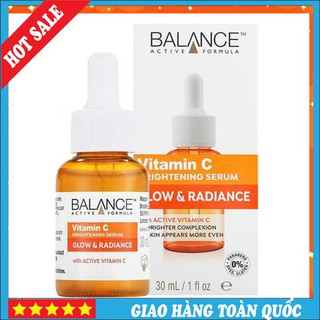 💖𝗖𝗛𝗜́𝗡𝗛 𝗛𝗔̃𝗡𝗚💖 Serum Mờ Thâm Sau Mụn Vitamin C Balance Active Formula 30ml