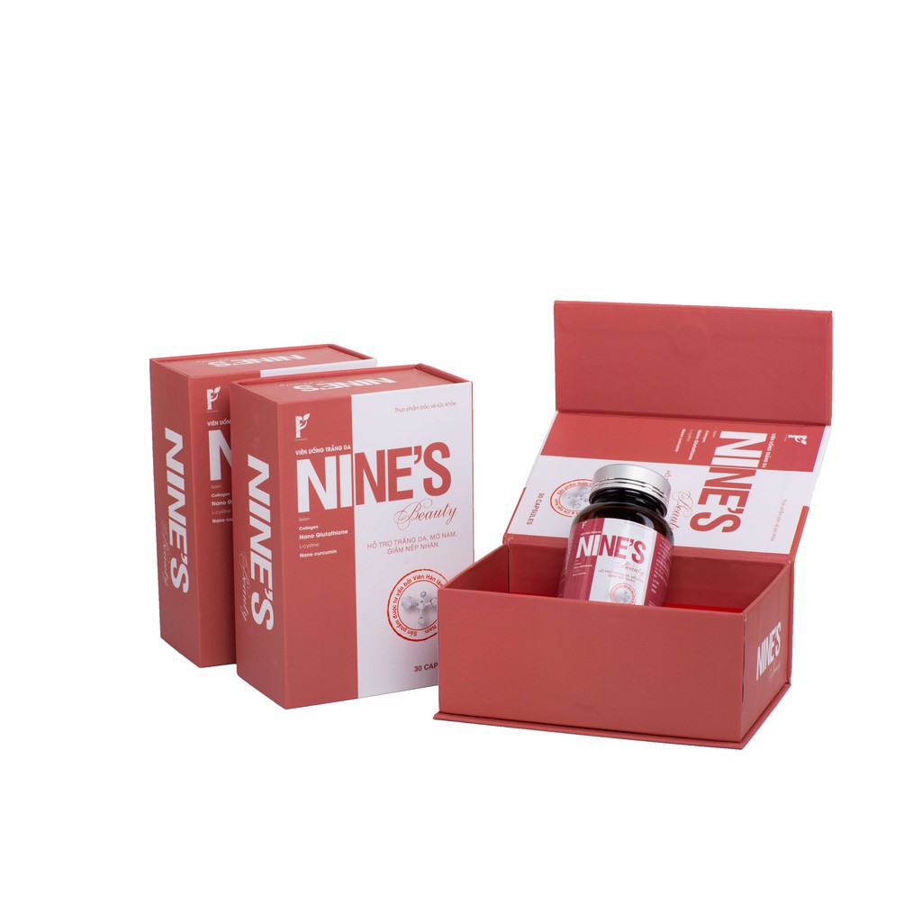 Viên Uống Cao Cấp Trắng Da, Mờ Nám, Giảm Nếp Nhăn NiNe's Beauty (Hộp 30 Viên) | BigBuy360 - bigbuy360.vn