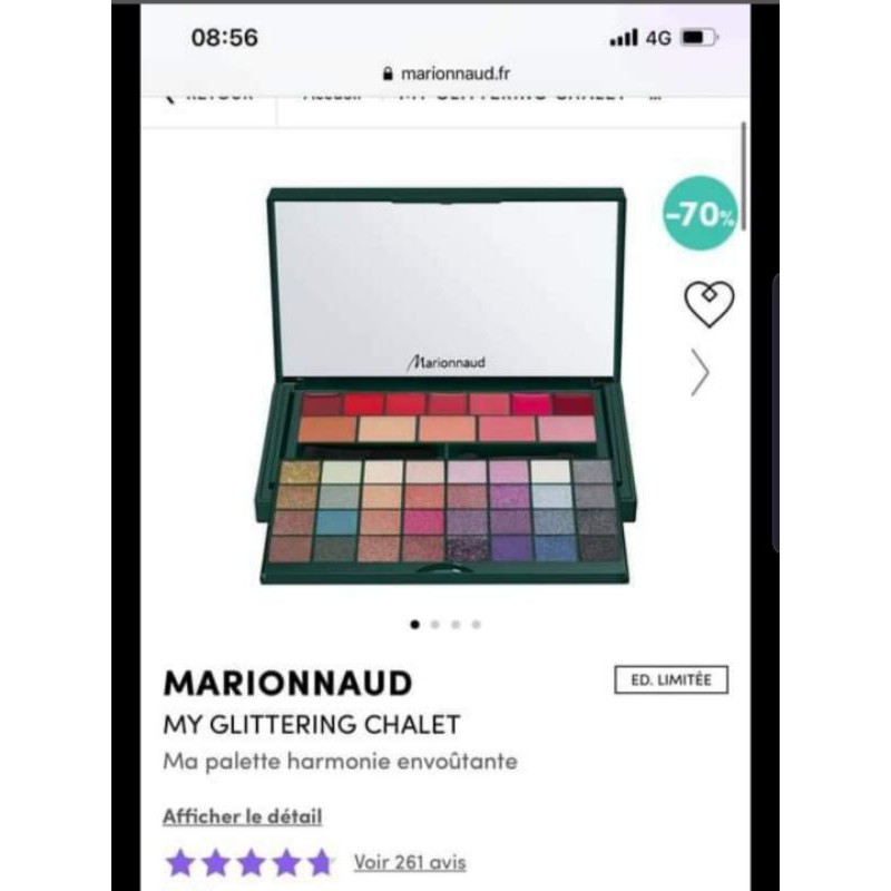 set trang điểm 36 màu