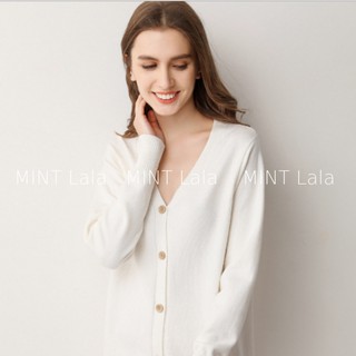 Áo Len Cardigan Dáng Dài Basic Cho Nữ Hàng Đẹp - MINT Lala