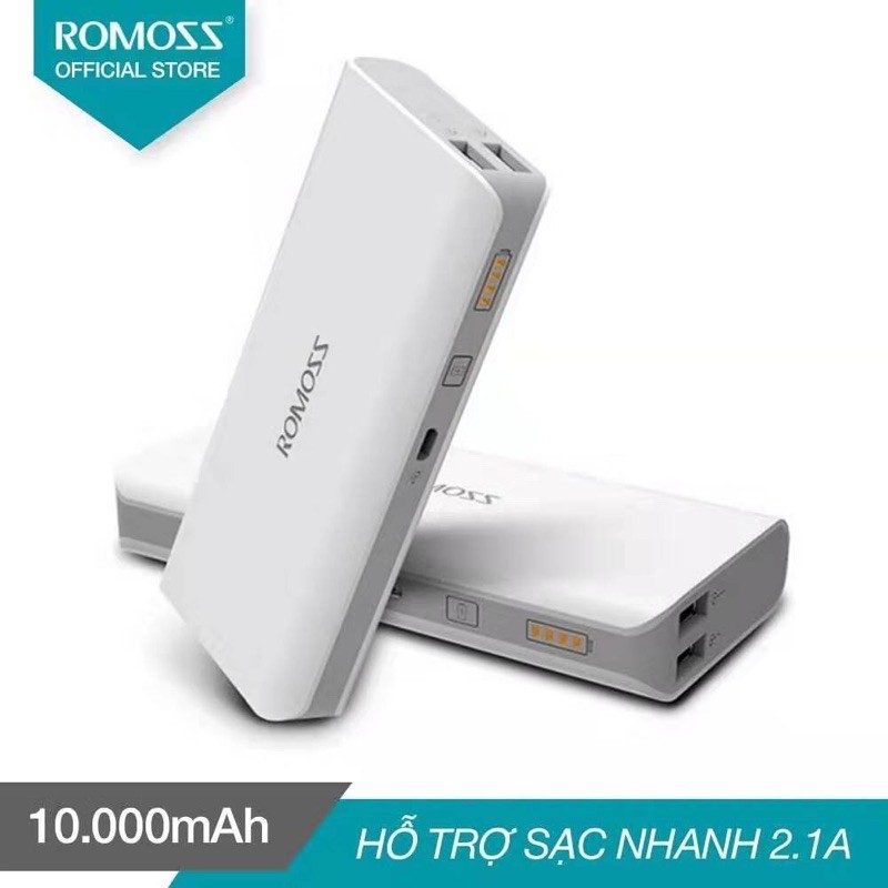 Sạc Dự Phòng Romoss Sense 4 10000mah Chính Hãng Check Code - BH 1 năm