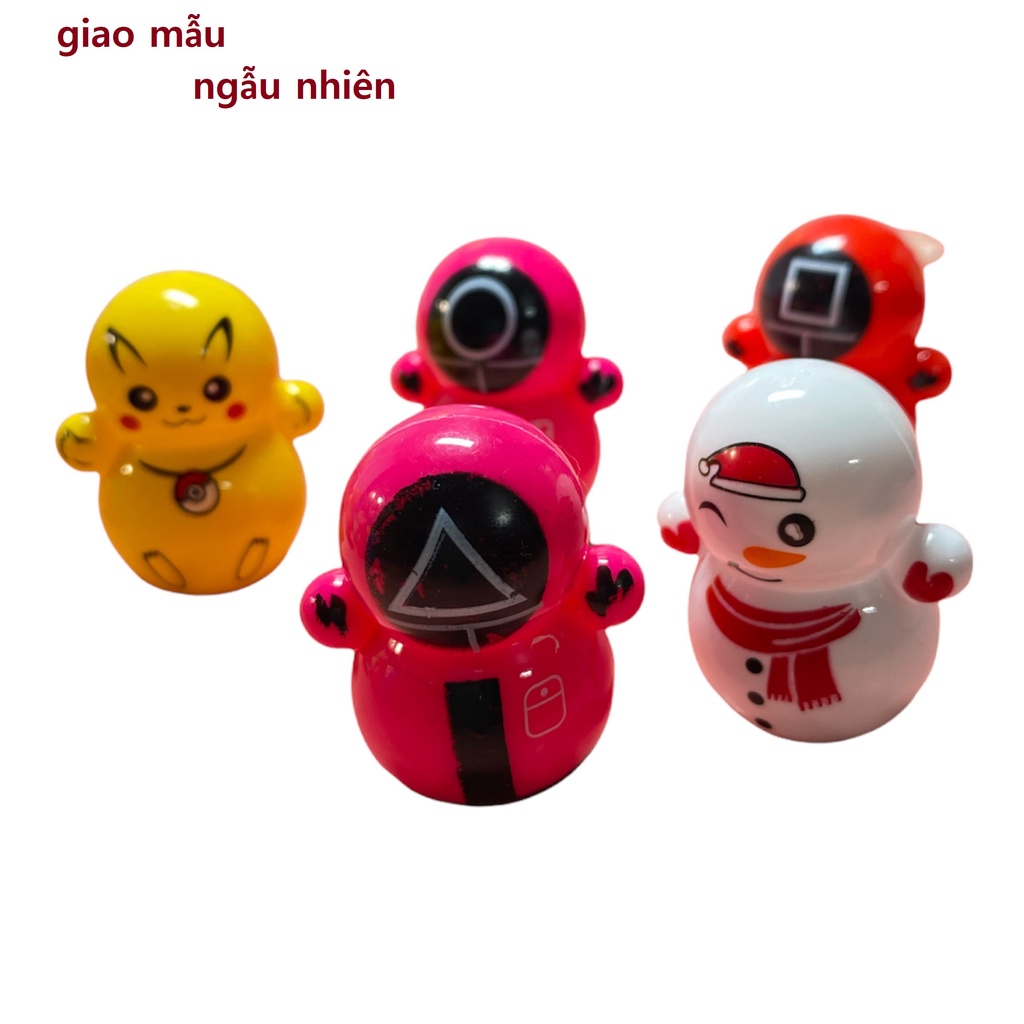 [Set10] Lật Đật Mini mô phỏng nhân vật hoạt hình , mix nhiều mẫu ngộ nghĩnh