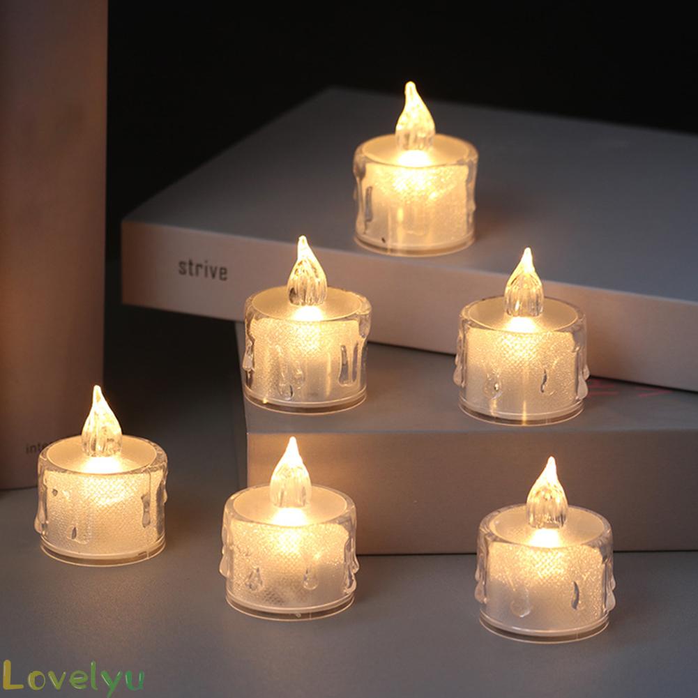 [ FAST SHIPPING ]Christmas Candlestick LED Light Flameless Candle Lamp Xmas Party Home Decor