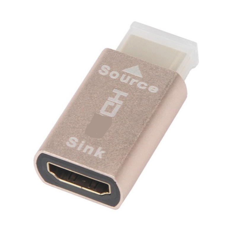 All Display Port Adapter Port Graphics Card Virtual Display Adapter Dummy Plug Headless Emulator Connector for Computer