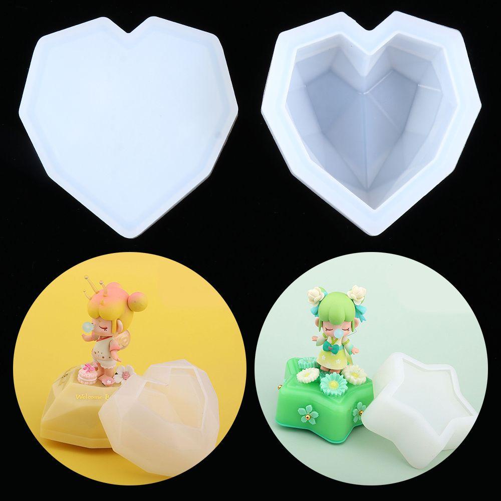 GOGOUP Khuôn Silicone Làm Hộp Nhạc Đồng Hồ Thủ Công DIY