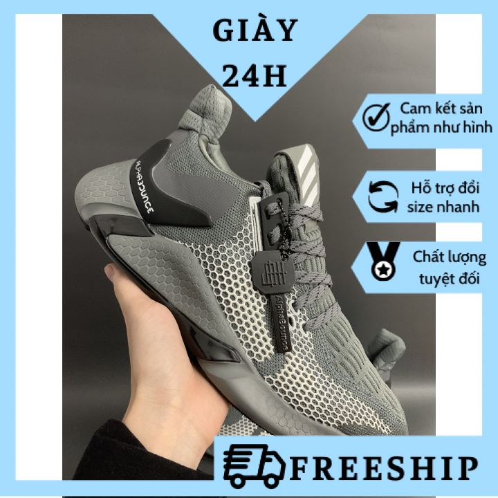 (FREESHIP, VIDEO ẢNH THẬT 1.1) Giày Alphabounce 2020 Xám