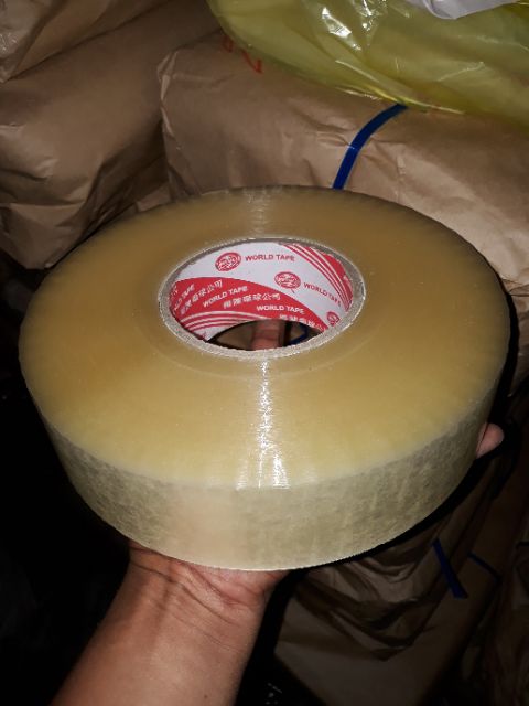 Băng keo cuộn 1kg, (CUỘN 1 KG) băng keo đóng hàng 1kg