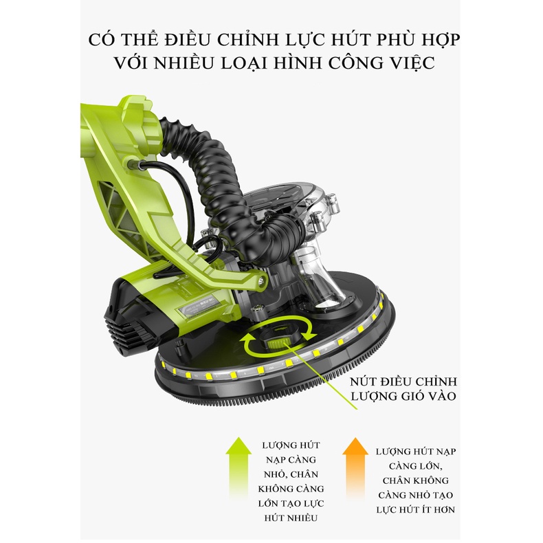 Máy Chà Nhám Tường Shibaura, Máy Chà Nhám Bột Bả Tường 1280W – Một Sản Phẩm Của Zhipu