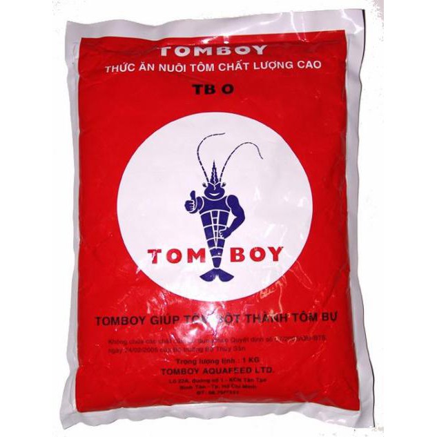 Cám Tomboy TB0 hạt mịn thức ăn cho cá con và cá nhỏ loại 1kg