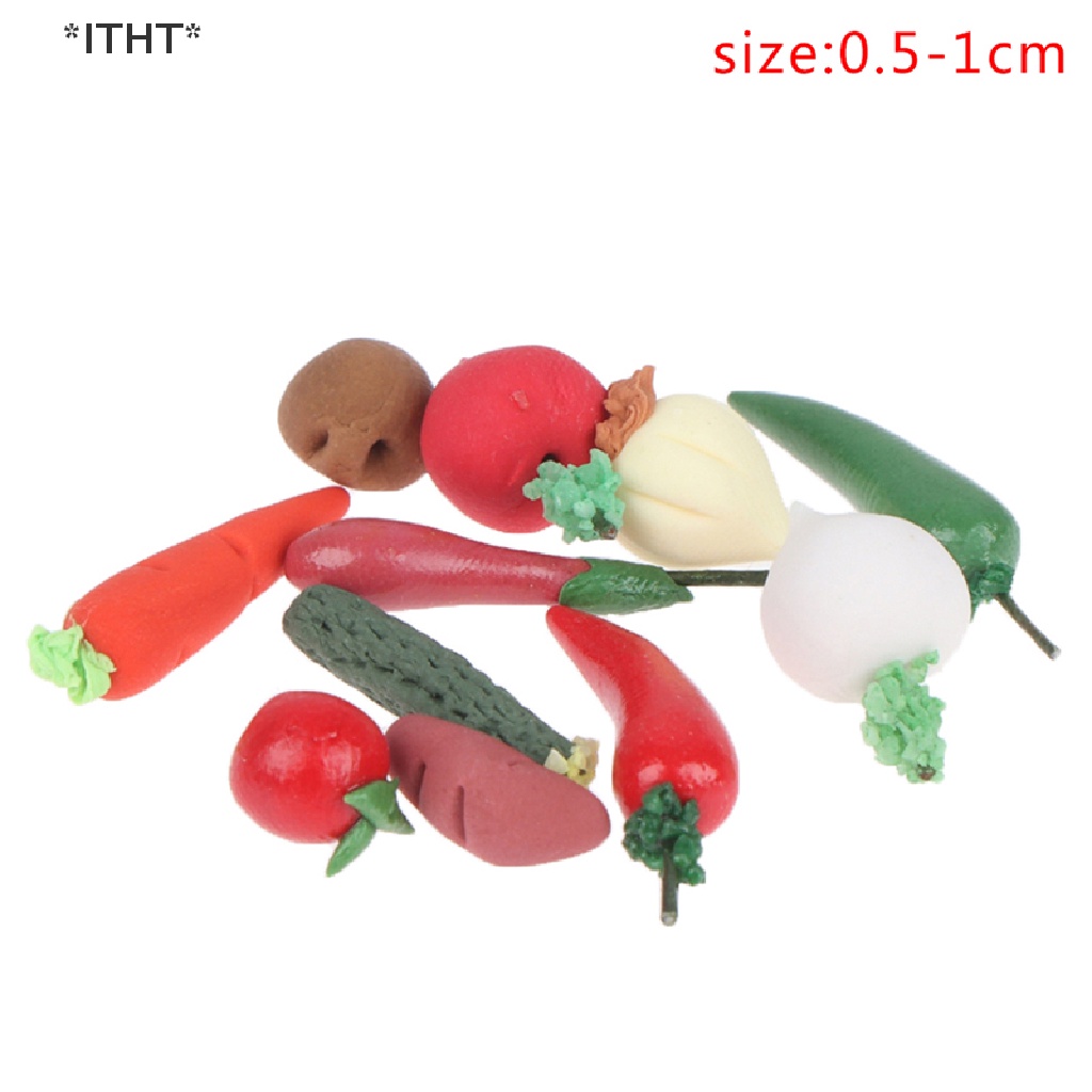 Set 10 Rau Củ Quả 1: 12 Trang Trí Nhà Búp Bê