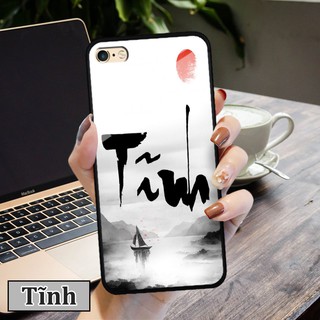 Ốp lưng iPhone 6 Plus- In chữ thư pháp