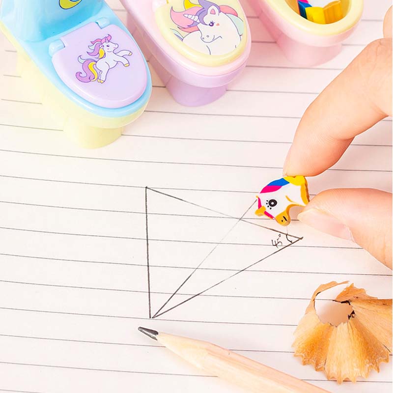 Bộ đồ chuốt bút chì và gôm tẩy đáng yêu cho học sinh