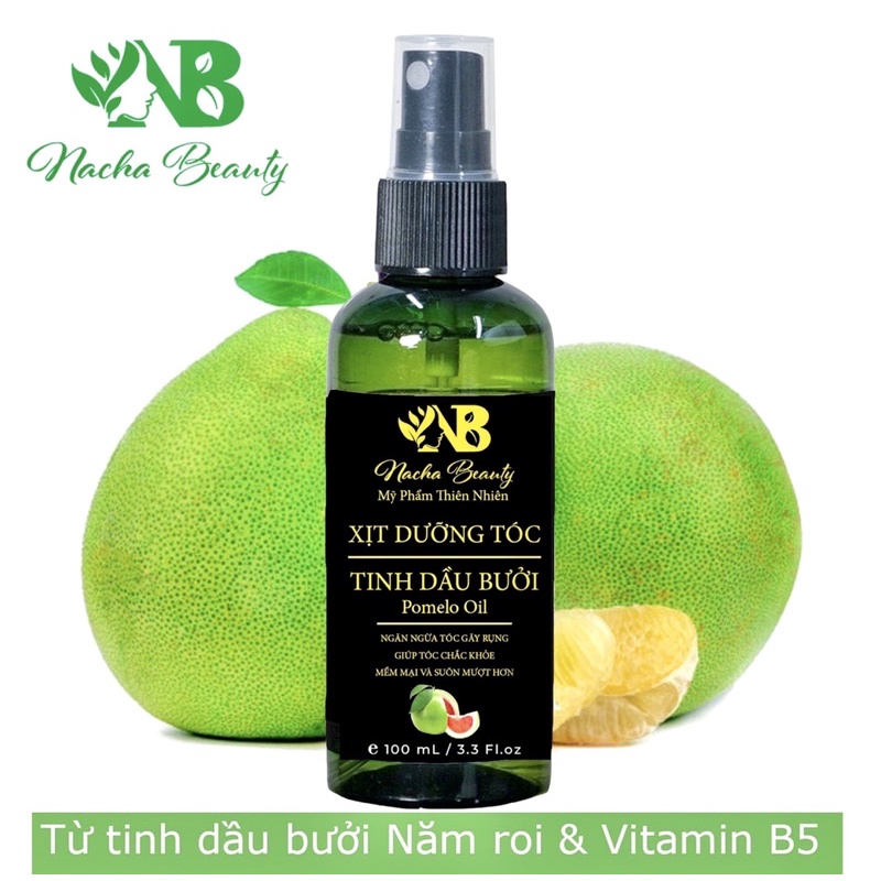 Dưỡng tóc tinh dầu vỏ bưởi Pomelo Nacha Beauty 100ml