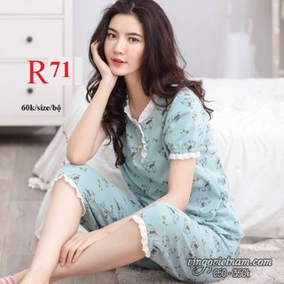 Rập giấy đồ bộ ngủ ở nhà R71