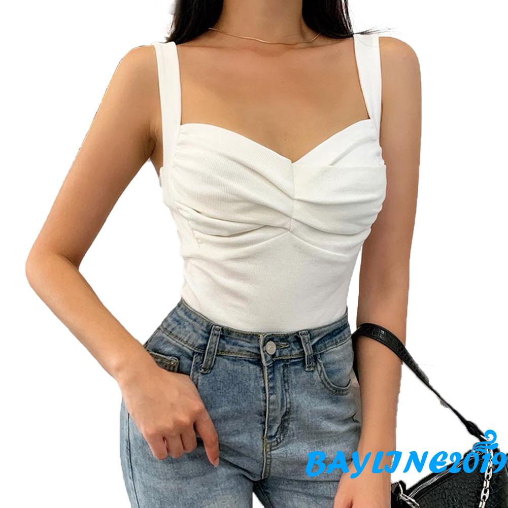 Áo Nữ Không Tay Kiểu Dáng Mùa Hè Thời Trang Quyến Rũ Xinh Xắn  | BigBuy360 - bigbuy360.vn