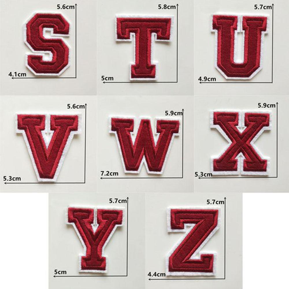 1 Miếng Vá Ủi Quần Áo Hình Chữ Cái Từ A-Z