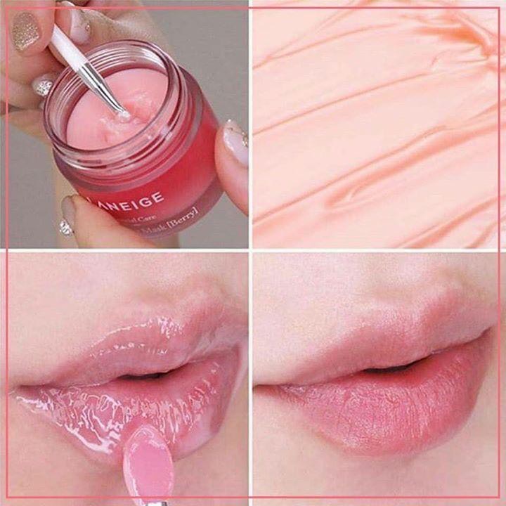 Mặt nạ ngủ cho môi Laneige 20g Lip Sleeping Mask, Mặt nạ ngủ môi Laneige Berry hàn quốc