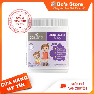 Bột Lysine hỗ trợ tăng chiều cao của Bio Island - Lysine Starter for Kids