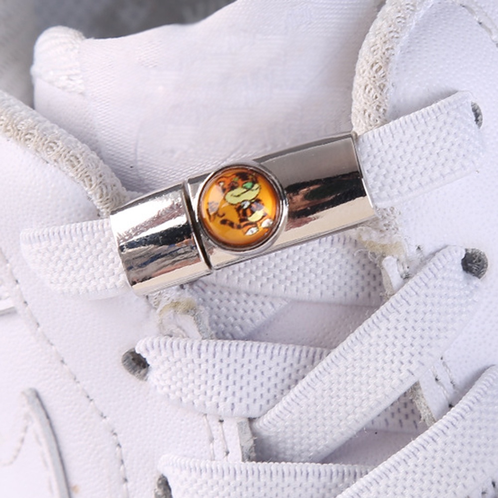 Set 2 Phụ Kiện Khóa Giày Hình Chú Heo Hoạt Hình Đơn Giản Dễ Thương