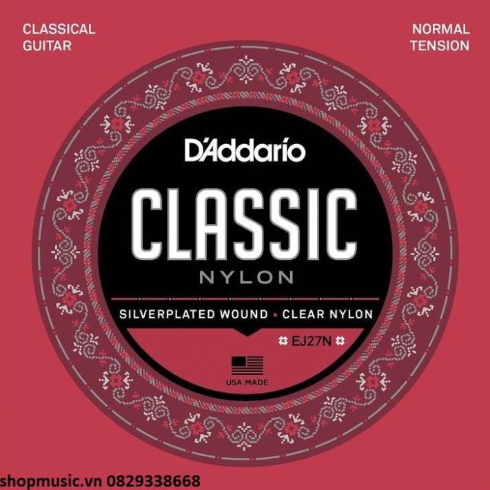 Dây đàn Guitar Classic D'addario EJ27N - Chất lượng