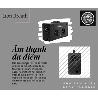 [Lion Breath] Loa Bluetooth Di Động - BASS CỰC CĂNG