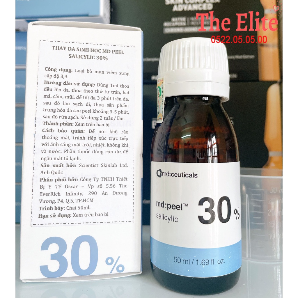 Thay da sinh học MD PEEL SALICYLIC 30%