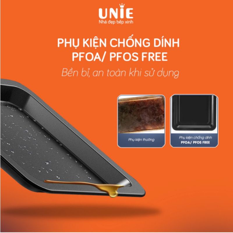 NỒI CHIÊN KHÔNG DẦU ĐA NĂNG UNIE STEAM COLOR 15L CHIÊN HẤP THÔNG MINH 2 TRONG 1