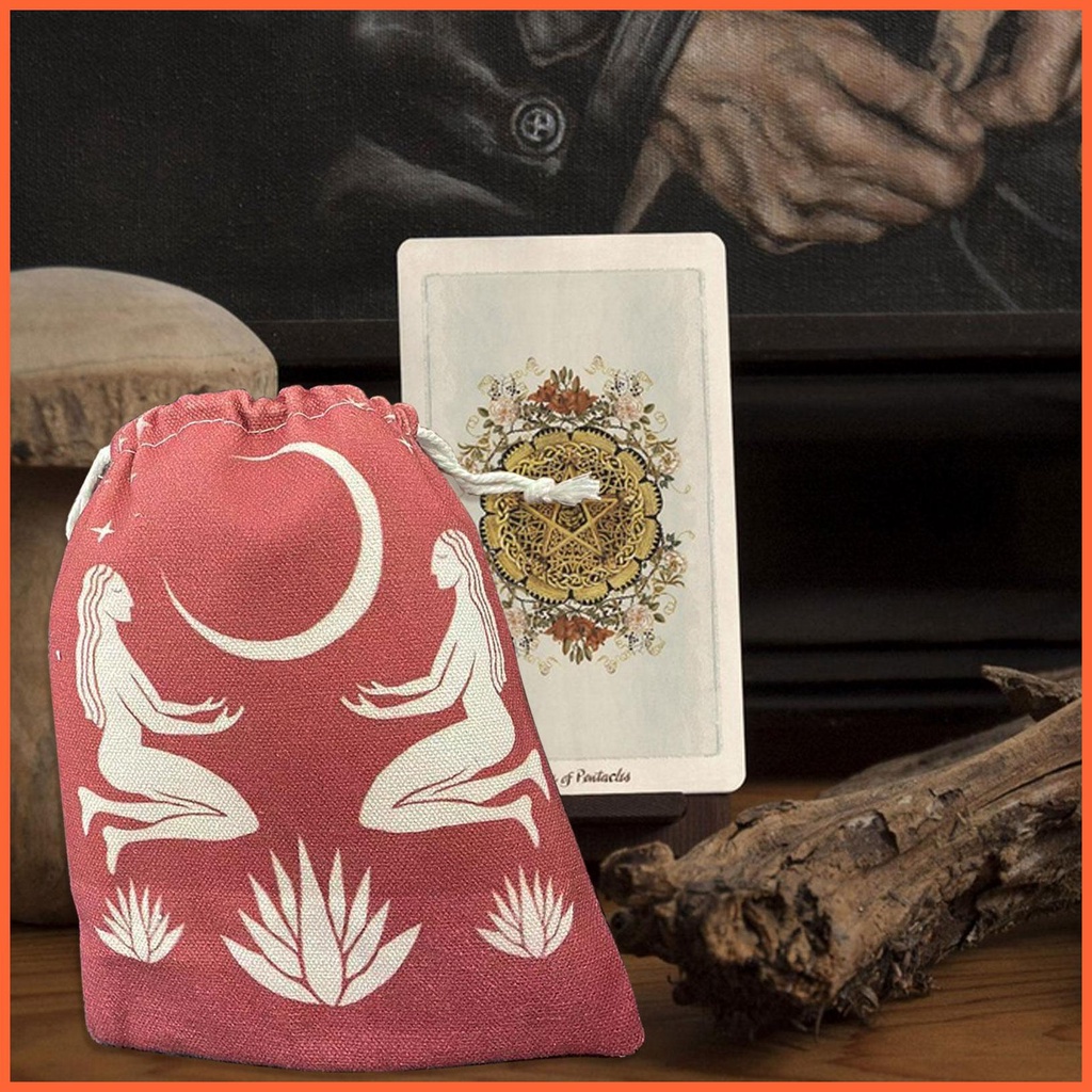 Túi Dây Rút Đựng Bài Tarot / Thẻ Bài Tarot Chất Liệu Nhung