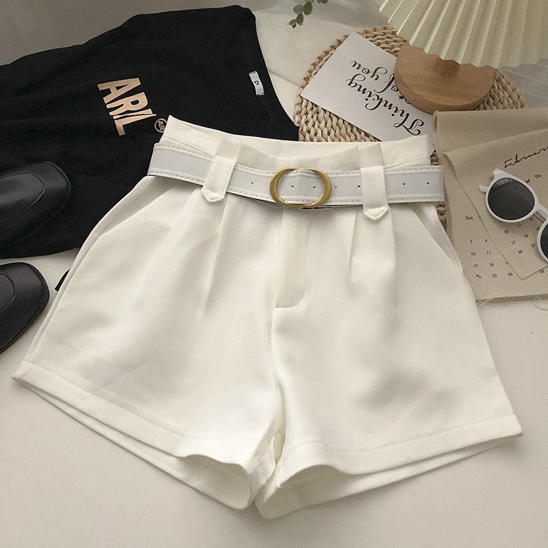 Quần short nữ, Quần đùi nữ phong cách Hàn Quốc chất liệu vải tuyết mưa bigsize 40 - 75kg