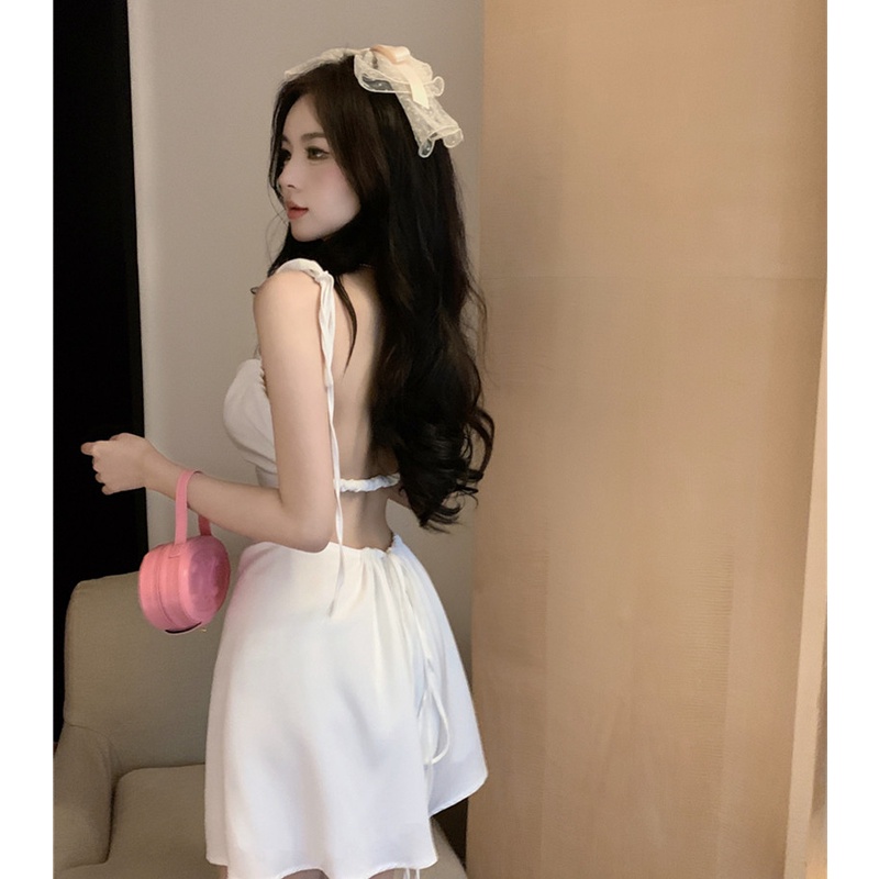 Đầm Sát Nách Cột Dây Thời Trang Mùa Hè Quyến Rũ Cho Phái Nữ