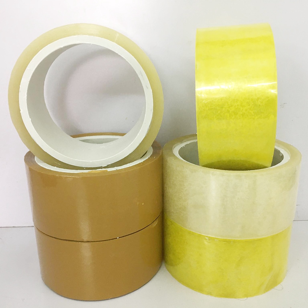 Băng dính tặng kèm hóa đơn 500k- Băng keo đóng hàng lõi mỏng giá rẻ Hà Nội