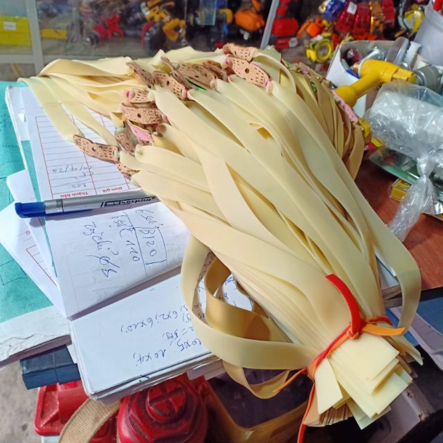 2 chiếc Dây ná Dây thun cao su loại dày 1mm