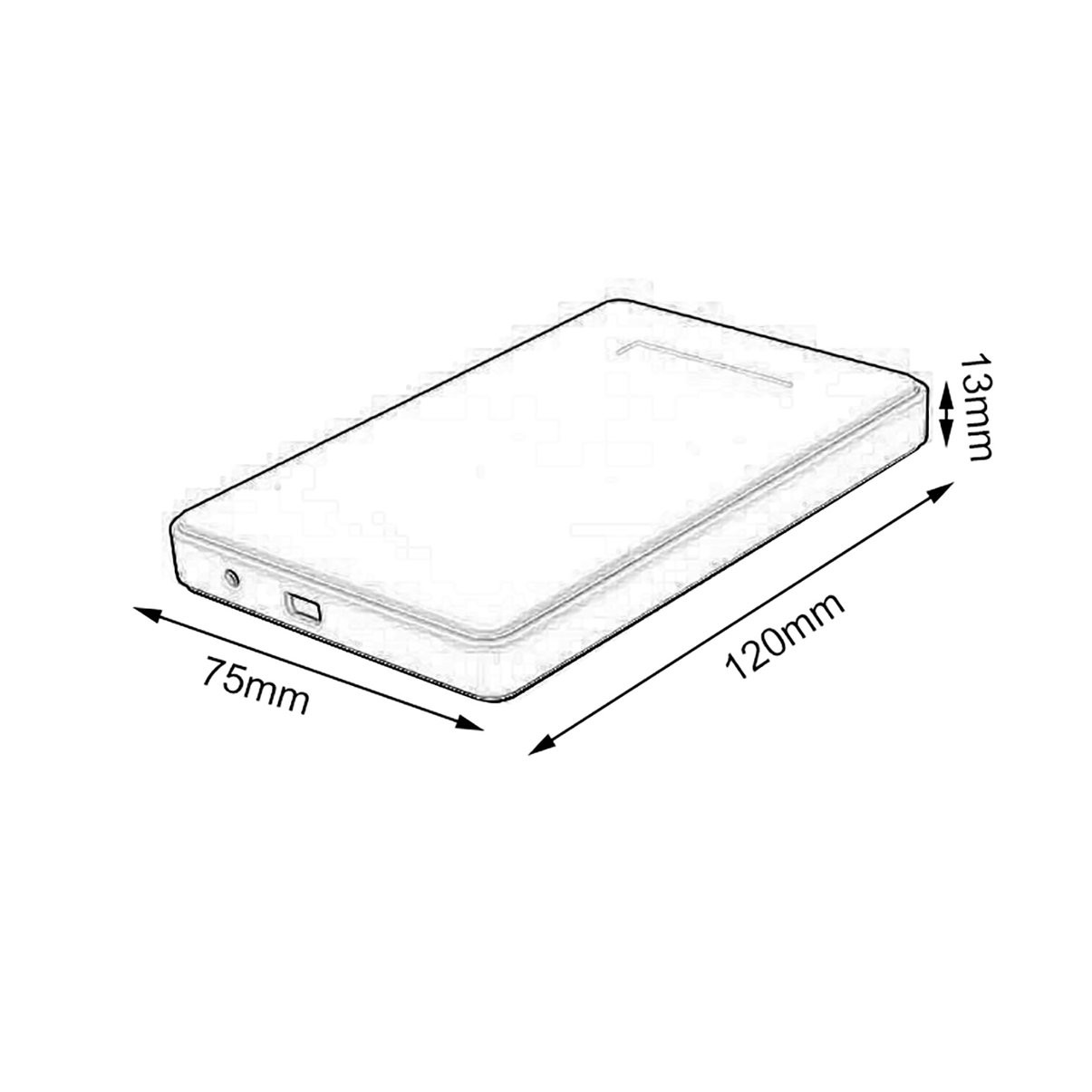 Hộp Đựng Ổ Cứng Ssd 2.5 "Kèm Cáp Usb 2.0 | BigBuy360 - bigbuy360.vn