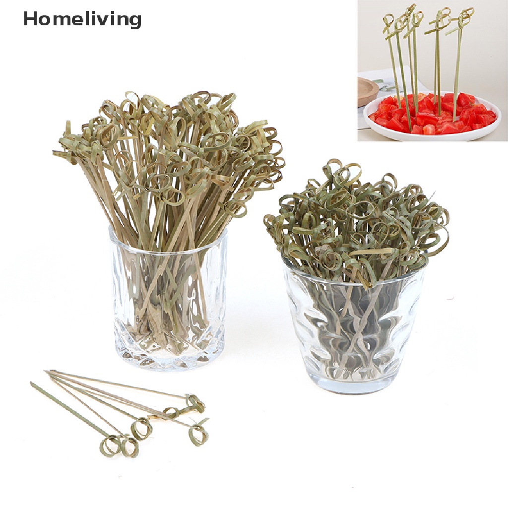 Set 100 Xiên Tre Ăn Trái Cây / Cocktail Tiện Dụng