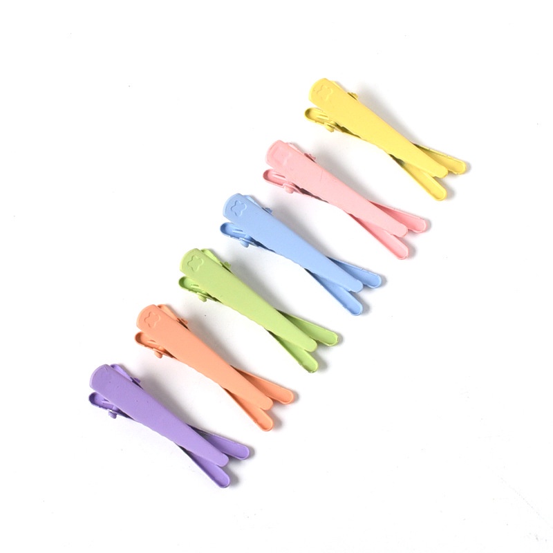 Kẹp Tóc Kim Loại Cao Su Phong Cách Hàn Quốc 4.5cm