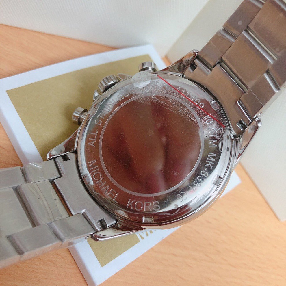 Đồng hồ nam MOJI - MK8331 dây đeo demi màu bạc, 3 mặt số chìm cá tính, năng động