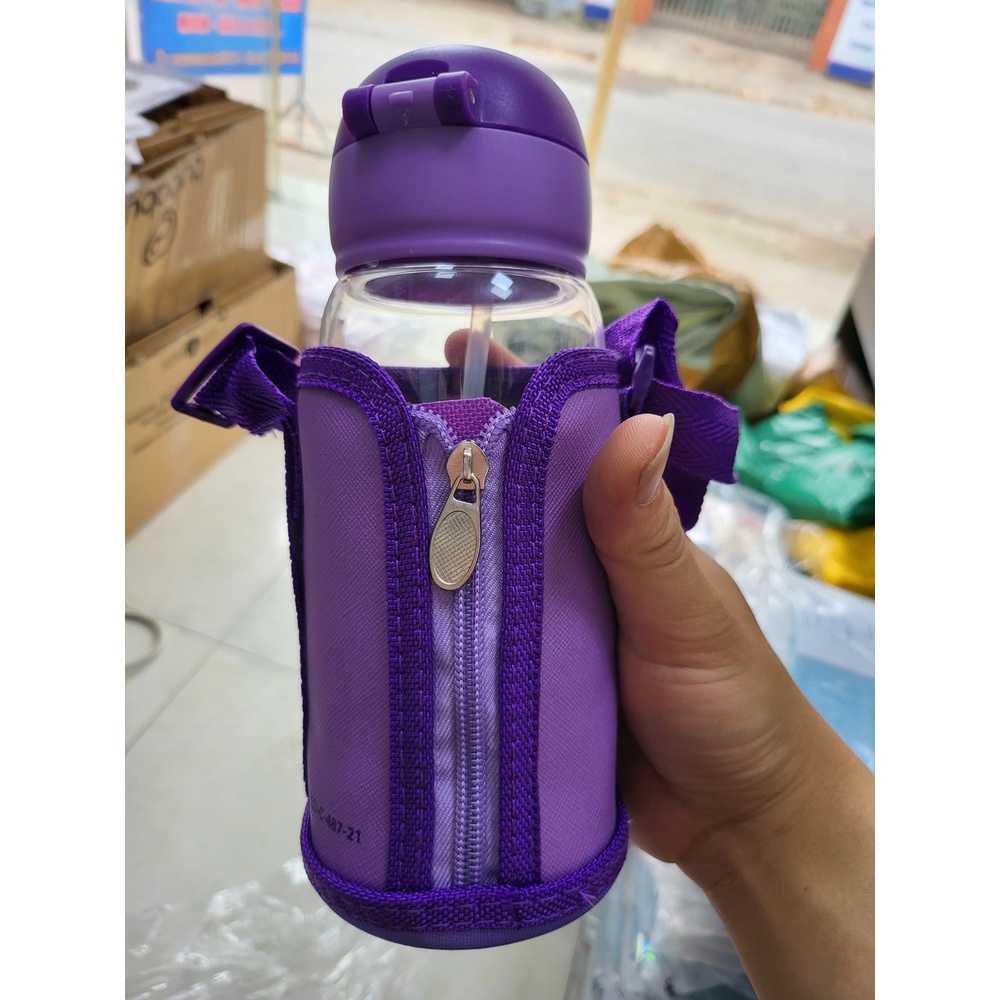 Bình nước, bình tập uống, bình tập hút DOLPHIN 240 - 700ml chutichgauvn