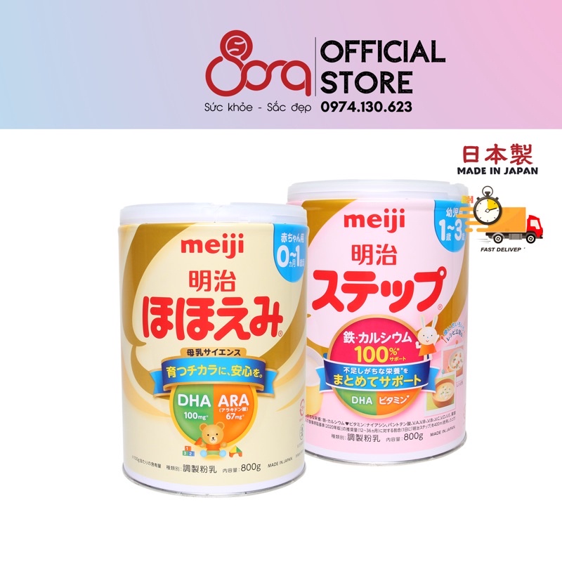 Sữa Meiji lon 800 gram nội địa nhật bản