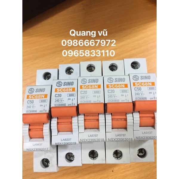 Aptomat sino 1 pha 16a-20a-25a-32a-40a chính hãng