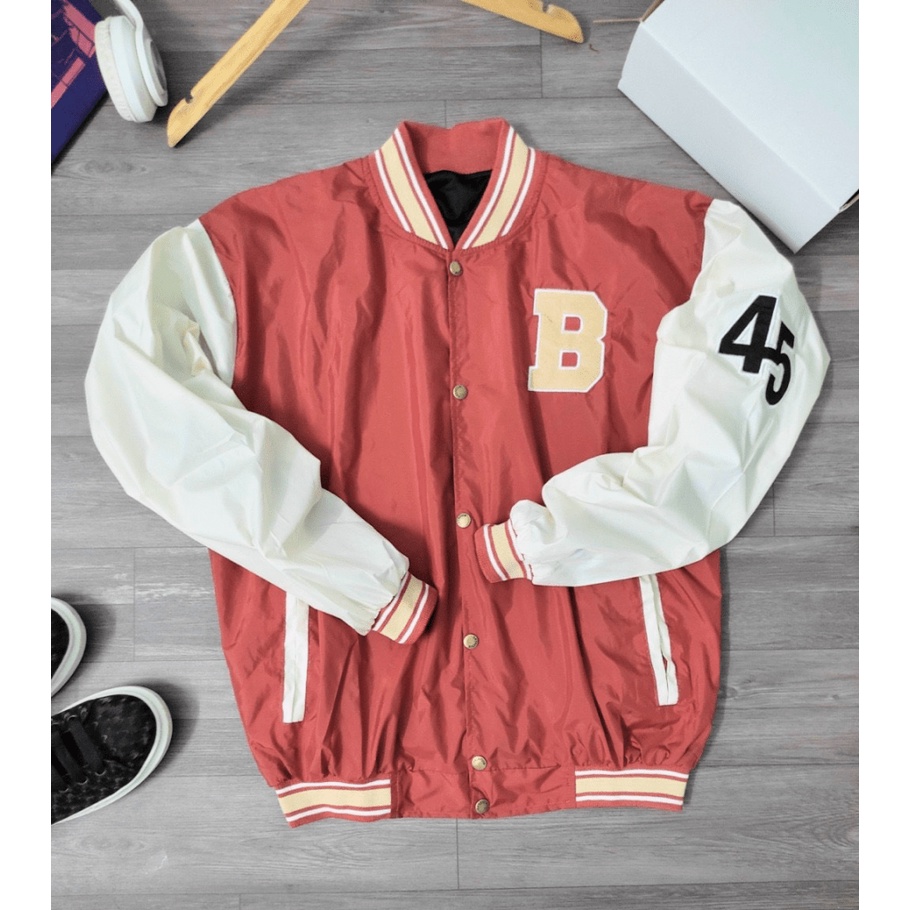 ÁO KHOÁC DÙ KIỂU BOMBER FORM CÁNH DƠI THÊU CHỮ B NỔI HOT TREND TP60 [DUBAI_STORE]