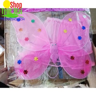 BỘ CÁNH BƯỚM TRUNG THU CHO BÉ CÓ ĐÈN (CÓ VÁY)